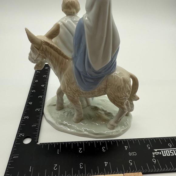 Vtg Homco Holy Family Joseph Mary Jesus on Donkey Figurine #8910 - Picture 5 of 6